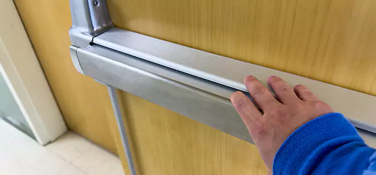 Installing a Push Bar on a Door New Britain